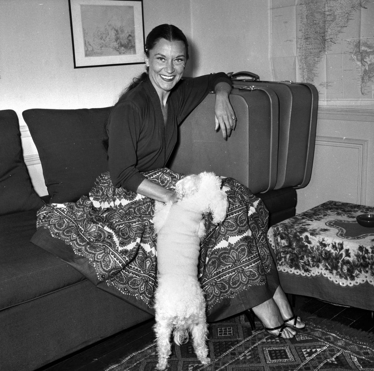 Maria Casarès, actrice française d'origine espagnole. [Roger-Viollet via AFP - Gaston Paris]