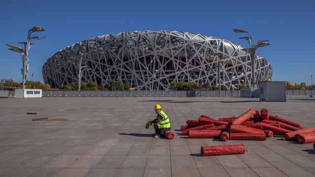 La reprise de la pandémie en Chine complique les préparatifs des JO d'hiver. [EPA/Keystone - Roman Pilipey]