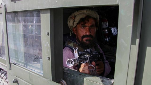 Un taliban à Kandahar le 1er septembre 2021. [Keystone - EPA/Stringer]