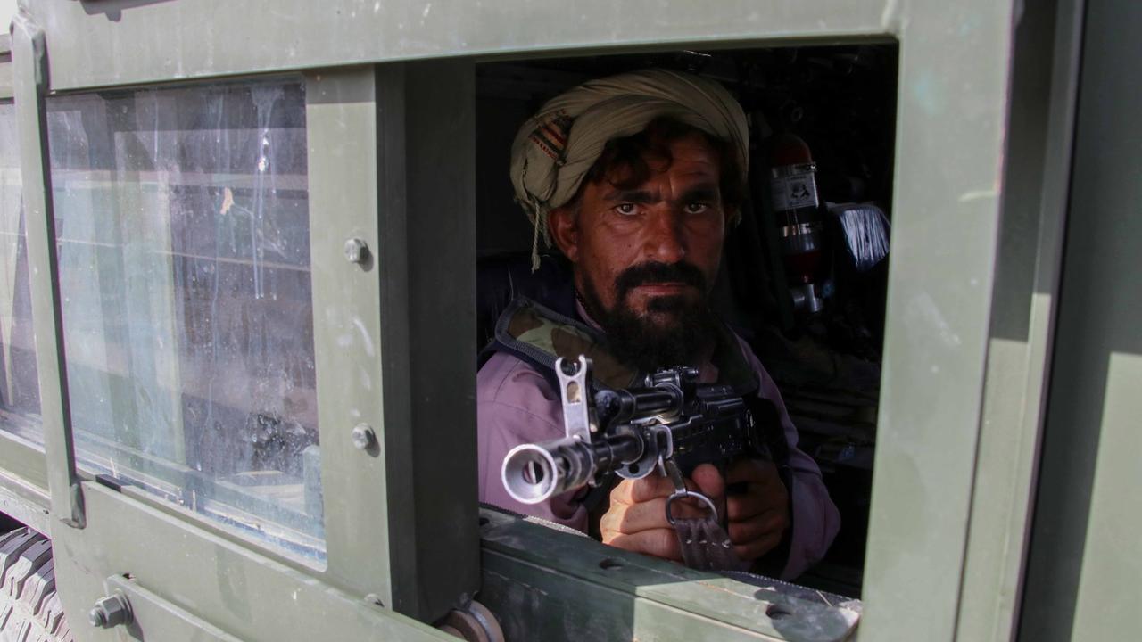 Un taliban à Kandahar le 1er septembre 2021. [Keystone - EPA/Stringer]