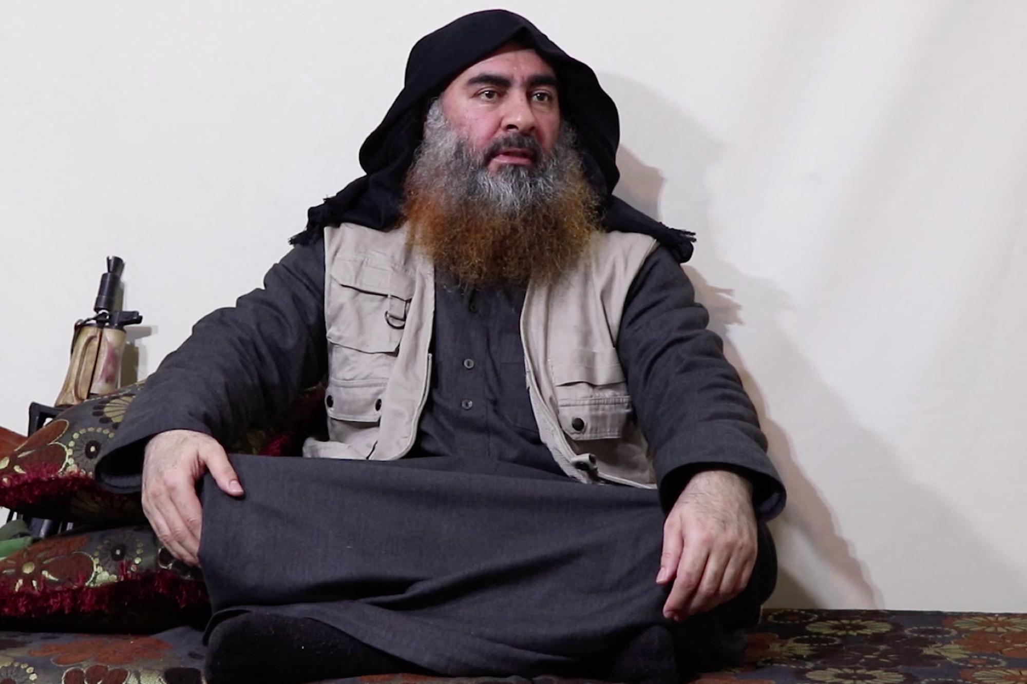 Abu Bakr al-Baghdadi, le chef de l'Etat islamique. [AFP]