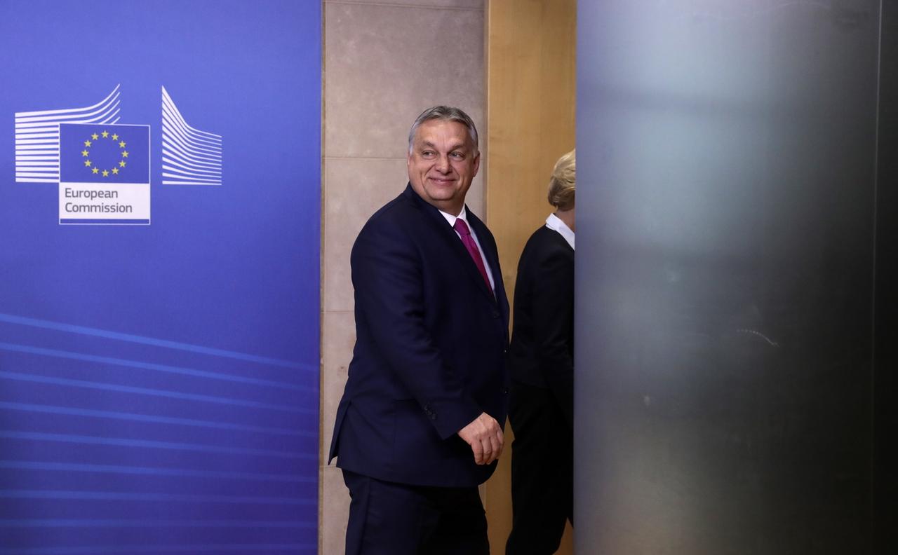 Viktor Orban. [KEYSTONE - OLIVIER HOSLET]