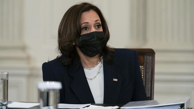 Kamala Harris lors de la réunion à la Maison Blanche, 24.03.2021. [AP/Keystone - Evan Vucci]