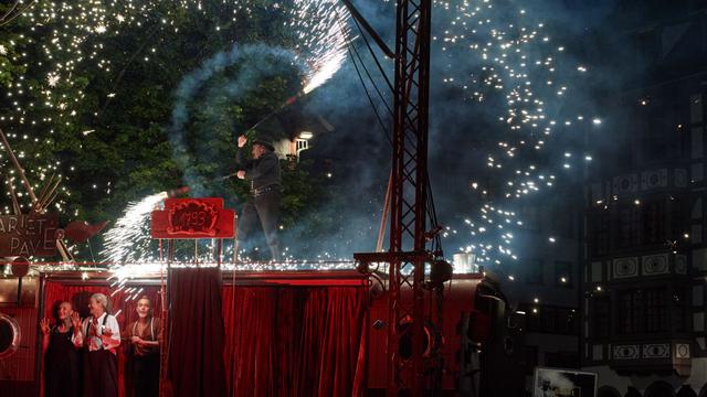 Une scène du spectacle "Panopticum Curiosum". [KUNOS Circus Theater]