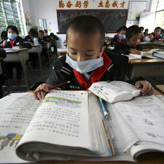 Un écolier chinois. [Keystone - AP Photo]