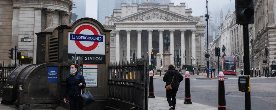 La ville de Londres, au Royaume-Uni, au temps du coronavirus. [AFP - Alberto Pezzali]