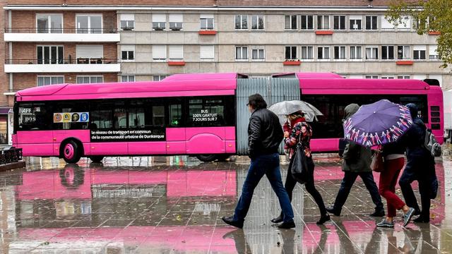 Un bus gratuit à Dunkerque. [AFP - Philippe Huguen]