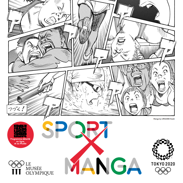 L'affiche du l'exposition "Sport X Manga". [www.olympic.org - Le Musée Olympique]