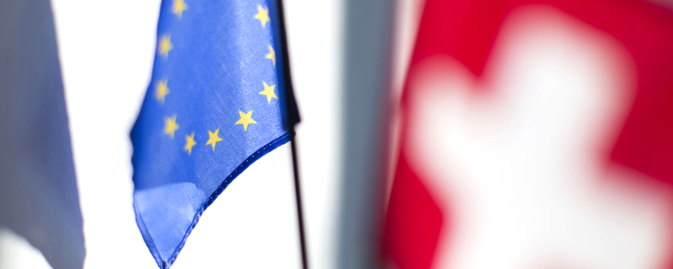 Le dialogue reste difficile entre la Suisse et l'UE. [Keystone - Gaëtan Bally]