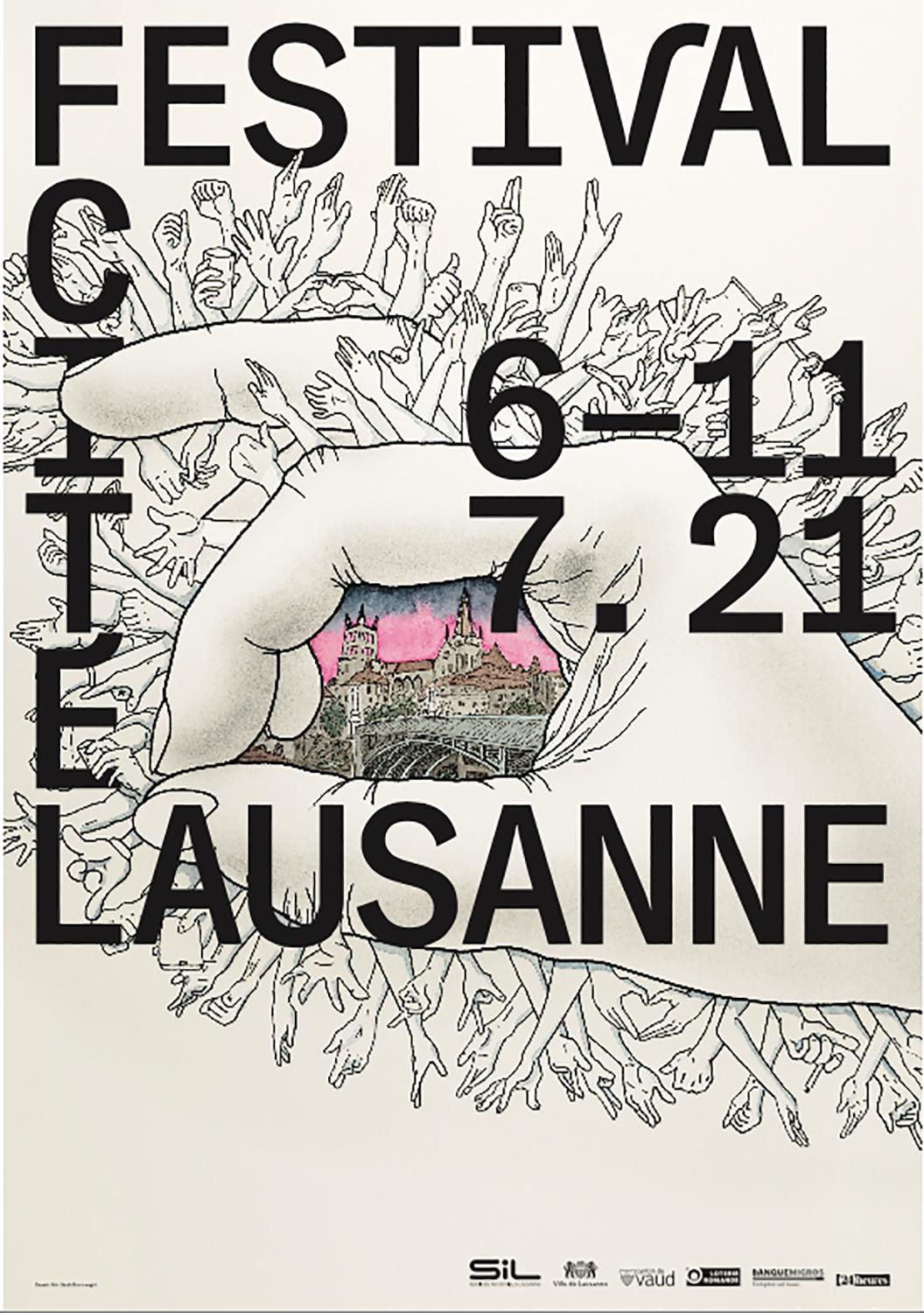 L'affiche de l'édition 2021 du Festival de la Cité à Lausanne. [DR]