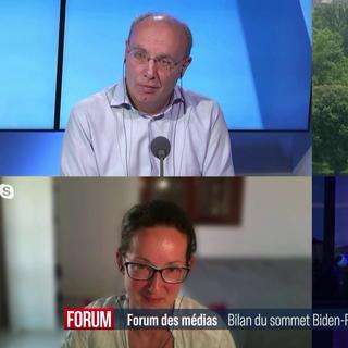 Débat entre Elena Volochine, Gaspard Kühn, Stéphane Bussard et Antonio Fumagalli. [RTS - RTS]