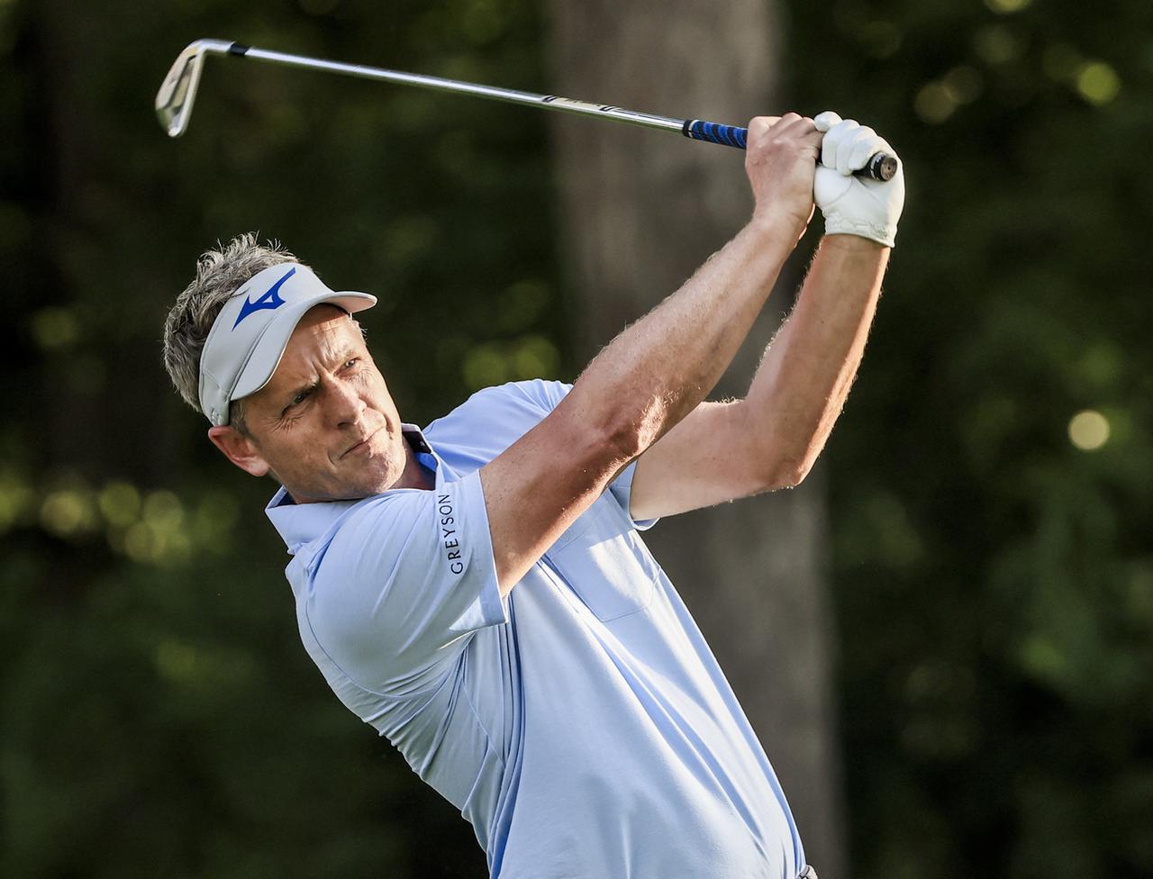 L'Anglais Luke Donald tentera de remporter une 2e fois l'European Masters pour succéder au Suédois Sebastian Söderberg, vainqueur de l'édition 2019. [KEYSTONE - TANNEN MAURY]