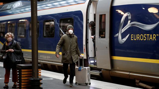 Eurostar n'assure actuellement plus qu'un aller-retour quotidien Paris-Londres. [Reuters - Benoît Tessier]