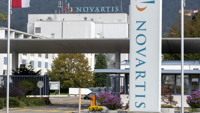 L'usine Novartis de Stein, en Argovie. [Keystone - Georgios Kefalas]