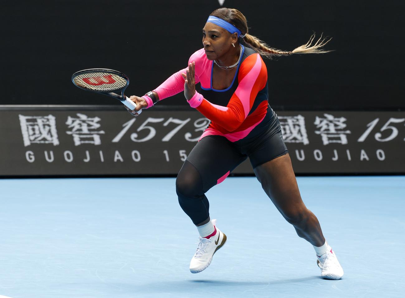 Serena Williams a bien commencé son 20e Open d'Australie. [KEYSTONE - Rick Rycroft]