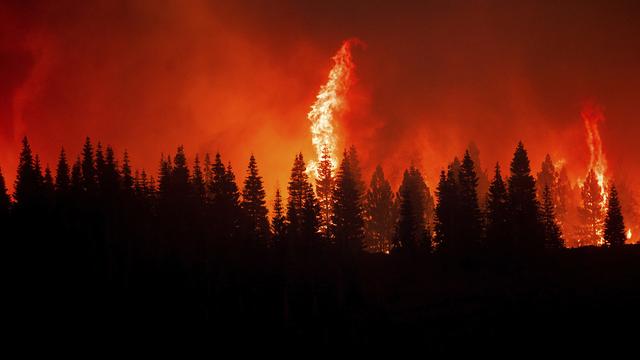 Les incendies font rage en Californie. [Keystone/AP - Noah Berger]