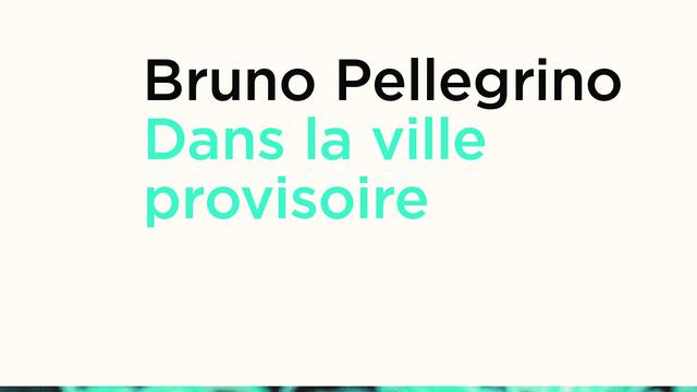 La couverture du livre "Dans la ville provisoire" de Bruno Pellegrino. [Editions Zoé]
