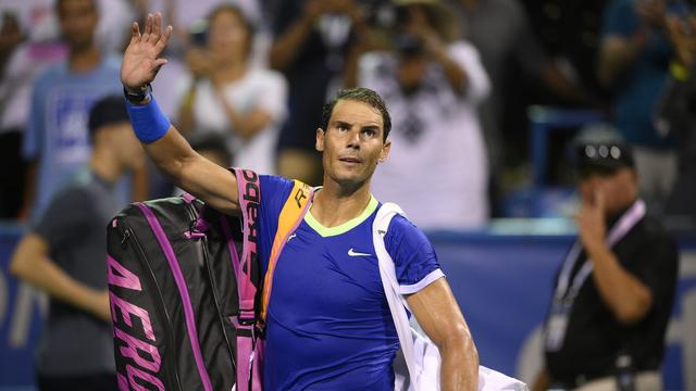 Rafael Nadal doit renoncer à la dernière partie de la saison. [Keystone - Nick Wass]