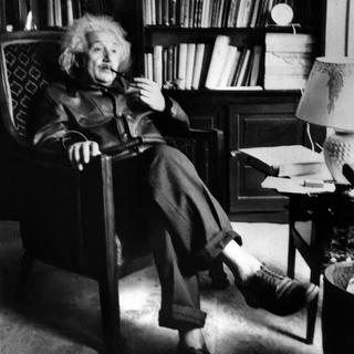 Einstein en 1938 aux Etats-Unis.
ACME
AFP [ACME]