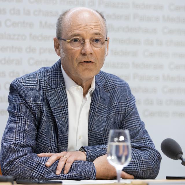 Stefan Blättler a été recommandé pour être le nouveau procureur de la Confédération. [Keystone - Peter Klaunzer]