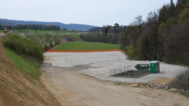 Un plan spécial pour l'équipement du site de Malavau près de Porrentruy. [RTS - Gaël Klein]