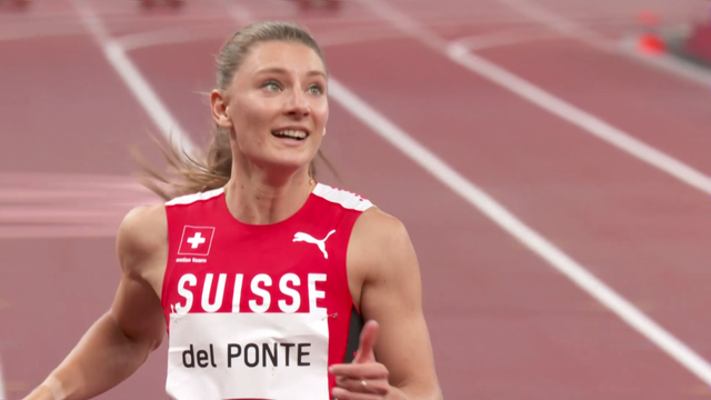 Athlétisme, 100m dames: Ajla Del Ponte (SUI) se qualifie pour la finale du 100m!