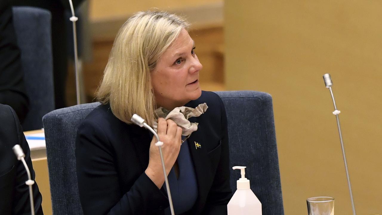 Magdalena Andersson sera la première femme à diriger la Suède. [AP - Erik Simander]