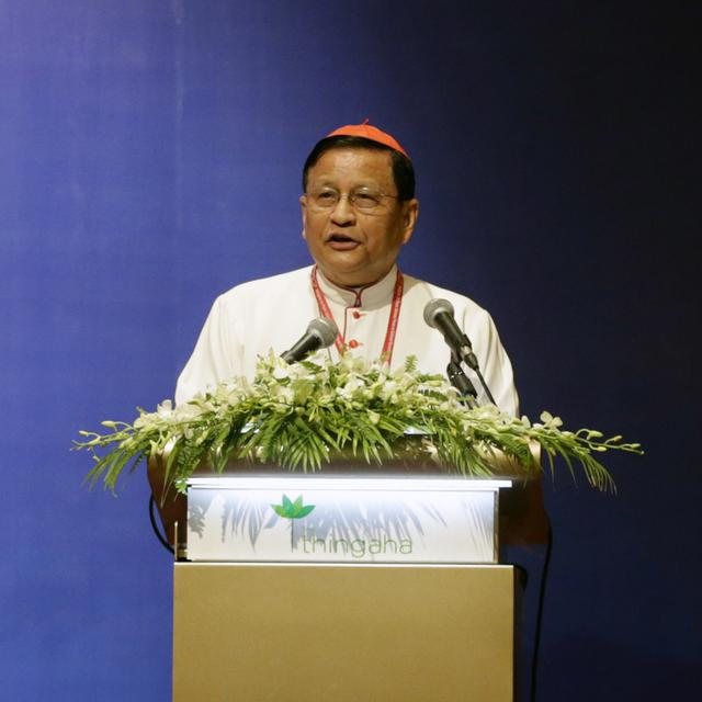Le cardinal Charles Maung Bo. [Keystone - EPA/Hein Htet]