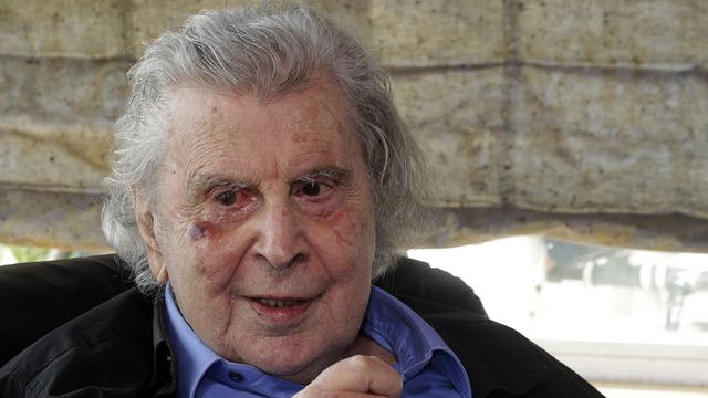 Le compositeur et résistant grece Mikis Theodorakis. Ici en 2015. [AFP - Orestis Panagiotou]