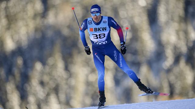 Cologna n'est pas parvenu à tirer son épingle du jeu à Davos. [Gian Ehrenzeller]