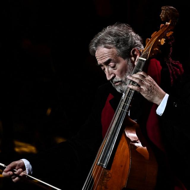 Le violoniste Jordi Savall (Lyon, 2021). [AFP - Jeff Pachoud]
