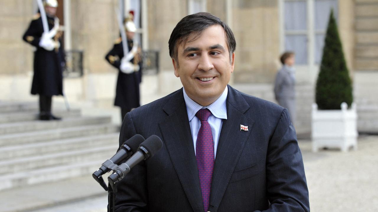 L'ex-président géorigien Mikheïl Saakachvili, photographié ici en 2008 à Paris.