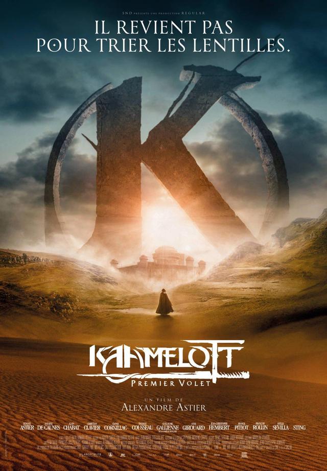 L'affiche du film "Kaamelott" d'Alexandre Astier.