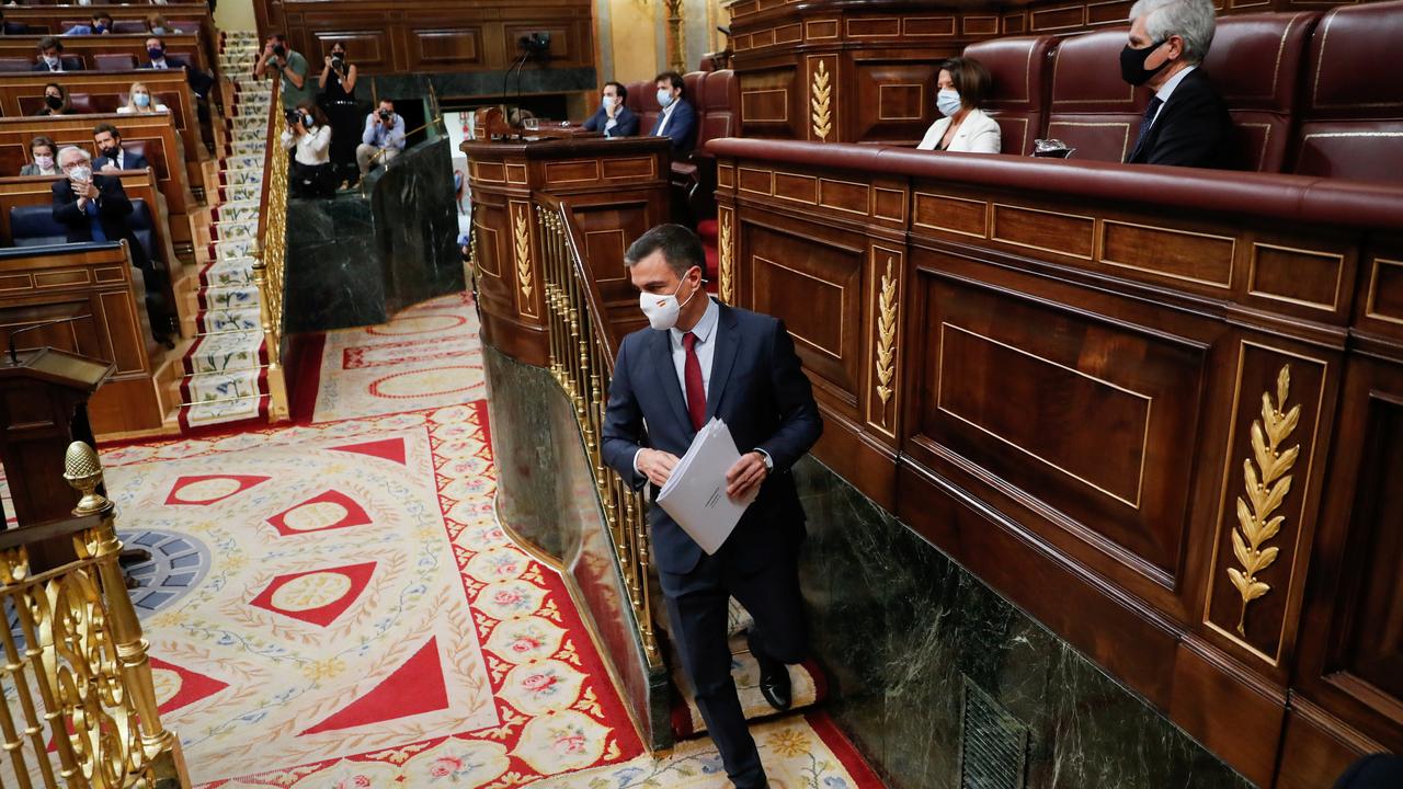 Les socialistes au pouvoir en Espagne n'accepteront "jamais" de référendum d'autodétermination en Catalogne, a martelé mercredi le Premier ministre Pedro Sanchez. [Reuters - Susana Vera]