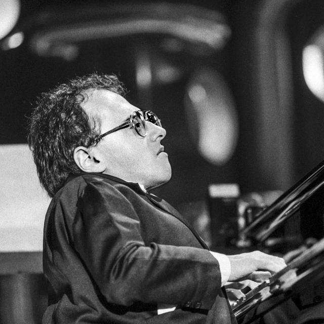 Le pianiste de Jazz Michel Petrucciani au Montreux Jazz Festival le 20 juillet 1983. [Keystone - Str]