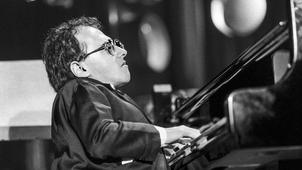 Le pianiste de Jazz Michel Petrucciani au Montreux Jazz Festival le 20 juillet 1983. [Keystone - Str]