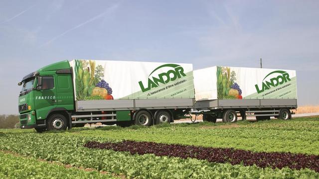 Un camion de Landor, premier fournisseur d'engrais de Suisse. [DR - Landor.ch]