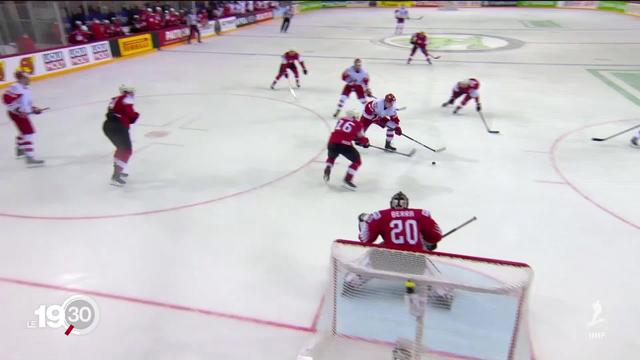 En hockey sur glace, la Suisse s'incline face à une très bonne Russie