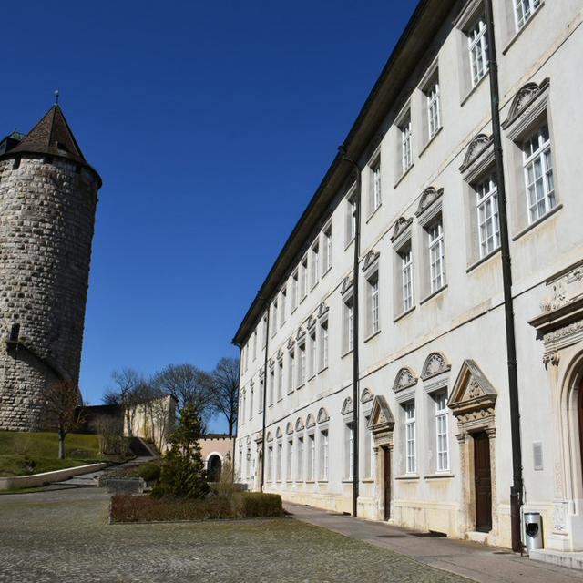 Le siège de la justice jurassienne au Château de Porrentruy. [RTS - Gaël Klein]