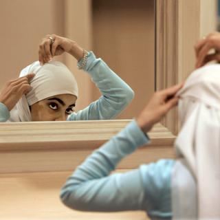 Le hijab, voile islamique couvrant les cheveux. [Keystone - M. Spencer Green / AP Photo]