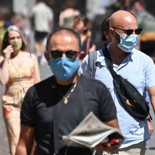 Levée de l'obligation du port du masque en discussion dans plusieurs pays européens [AFP - Denis Charlet]