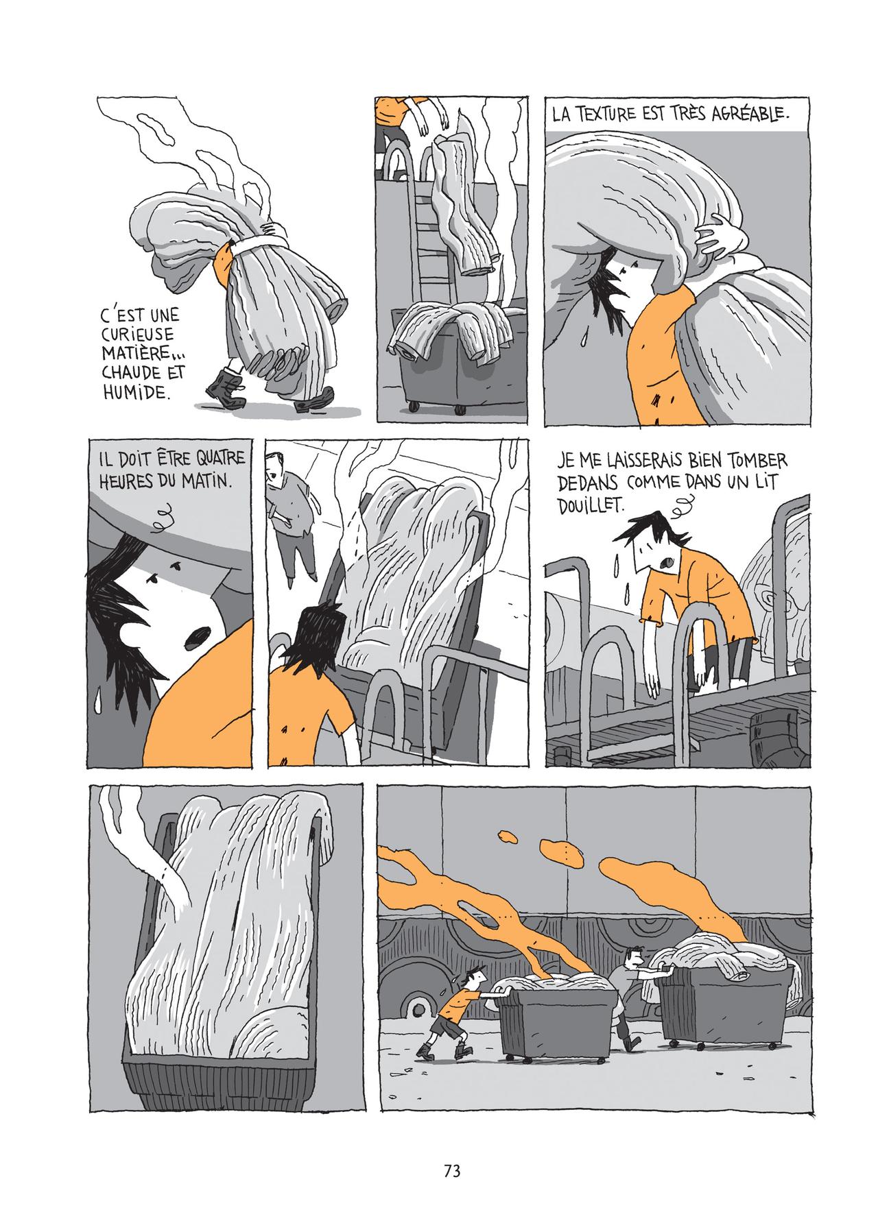 Une planche de "Chroniques de jeunesse" de Guy Delisle. [Editions Delcourt]