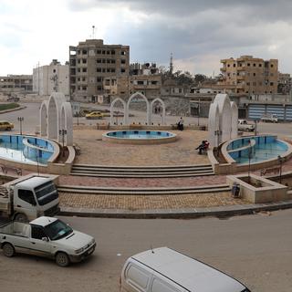 La ville de Raqqa en Syrie. [EPA/Keystone - Ahmed Mardnli]