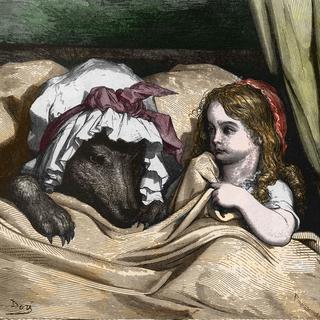 "Le petit chaperon rouge" par Gustave Doré. [Leemage via AFP - ©Isadora]