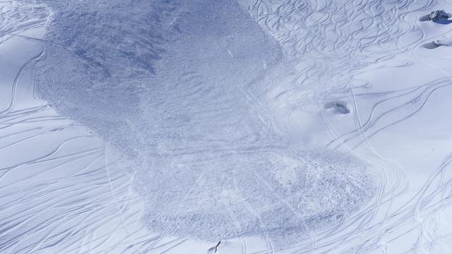 L'avalanche a eu lieu dans le secteur du Greppon Blanc, à Hérémence. [Police cantonale valaisanne]