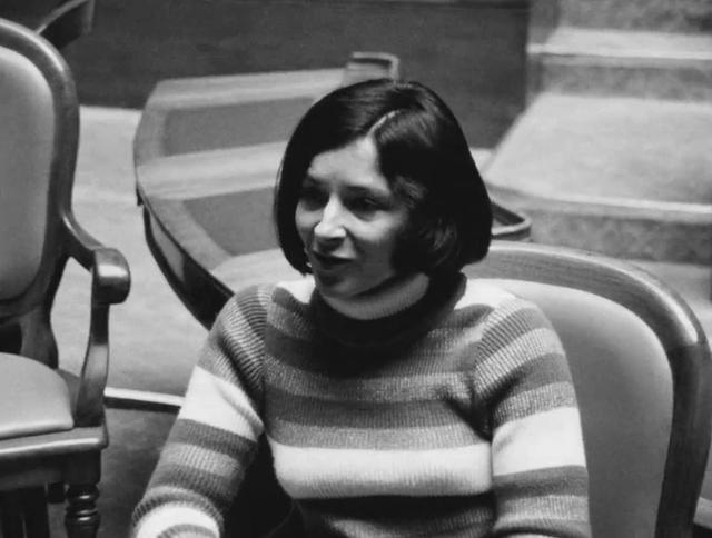 Gabrielle Nanchen, la plus jeune femme élue au Parlement en 1971. [RTS]