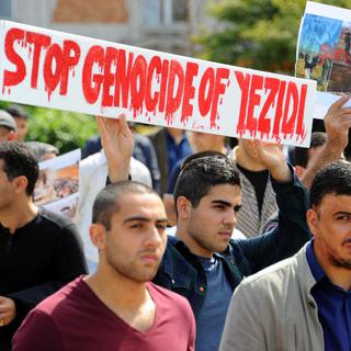 Génocide des Yézidis. [AFP - Dursun Aydemir / Anadolu Agency]