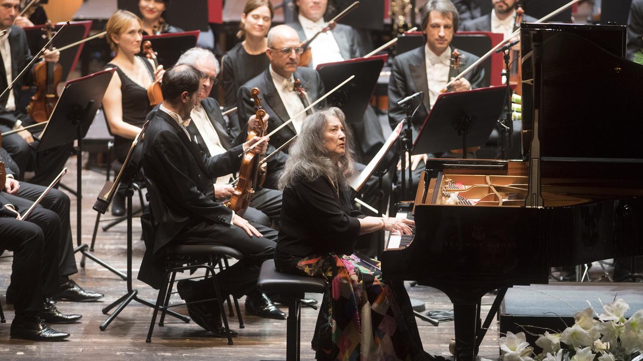 Martha Argerich. [Keystone - Ti-Press/Alessandro Crinari]