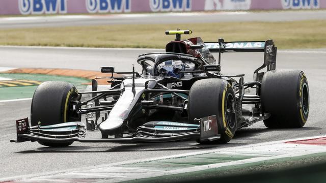 Bottas a devancé Hamilton et Verstappen vendredi. [Keystone - Matteo Bazzi]