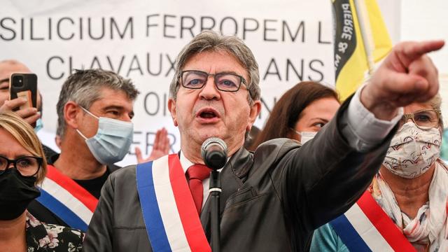 Les propos de Jean-Luc Mélenchon suscitent l'indignation de responsables politiques. [AFP - Philippe Desmazes]